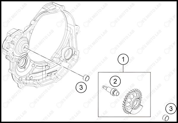 BALANCER SHAFT, 2024 GASGAS MC-450-F