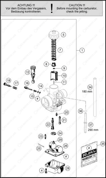 CARBURETOR, 2025 GASGAS MC-50