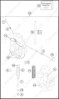 CARBURETOR, 2024 GASGAS MC-65