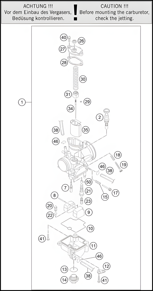 CARBURETOR, 2023 GASGAS MC-85-17-14