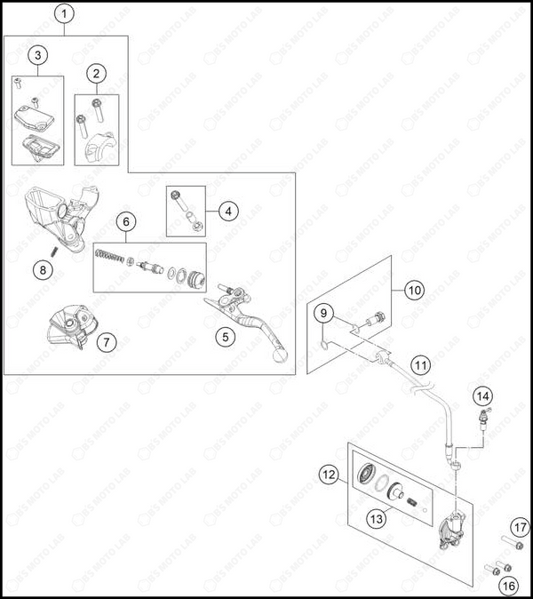 CLUTCH CONTROL, 2025 GASGAS MC-85-17-14