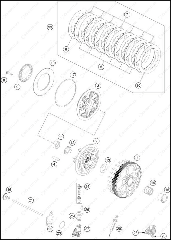 CLUTCH, 2023 GASGAS MC-250-F