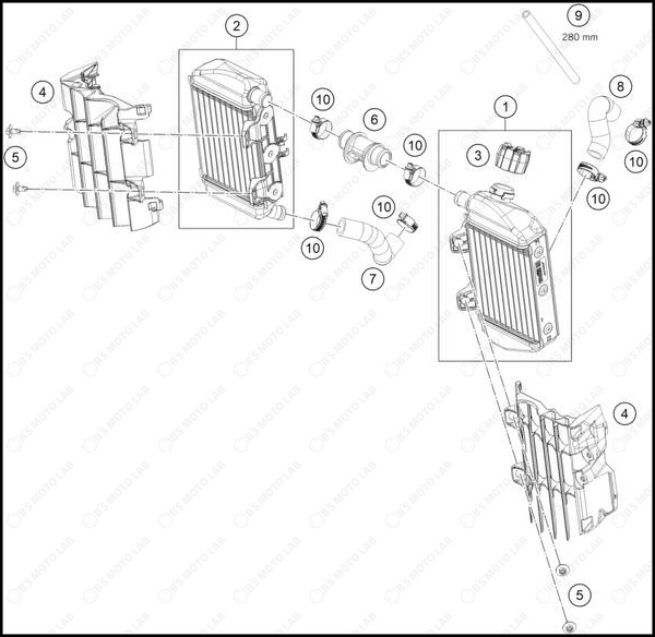 COOLING SYSTEM, 2025 GASGAS MC-65