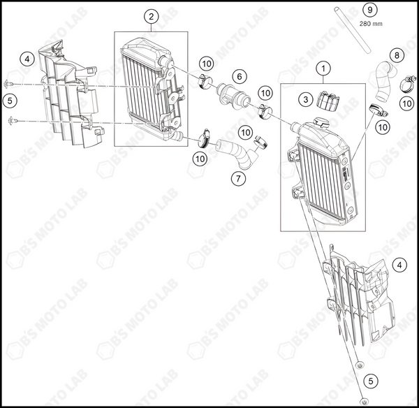 COOLING SYSTEM, 2024 GASGAS MC-65