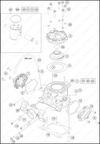 CYLINDER, 2025 GASGAS MC-85-19-16