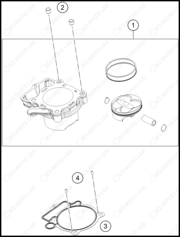 CYLINDER, 2023 GASGAS MC-250-FACTORY