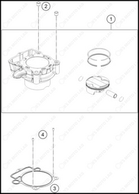 CYLINDER, 2023 GASGAS MC-250-F