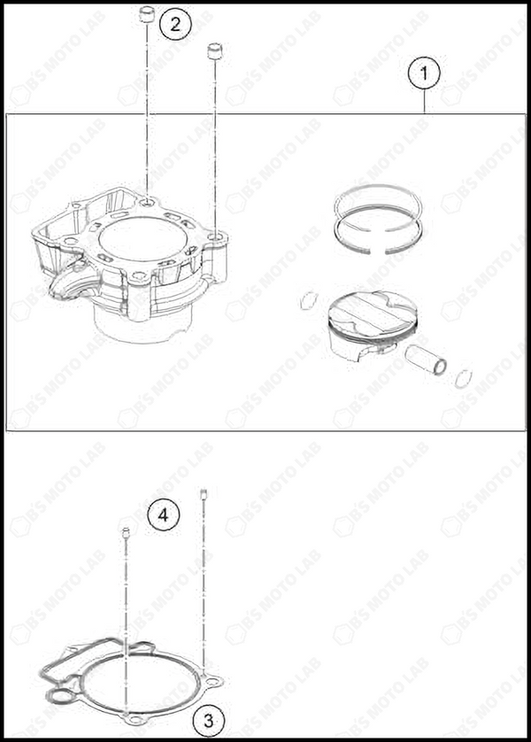 CYLINDER, 2023 GASGAS MC-250-F