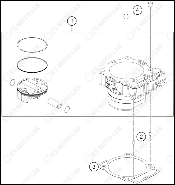 CYLINDER, 2024 GASGAS MC-450-F