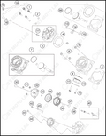 CYLINDER, CYLINDER HEAD, 2023 GASGAS MC-65