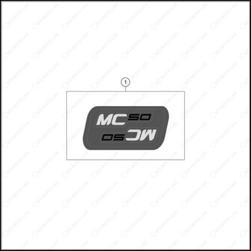 DECAL, 2025 GASGAS MC-50