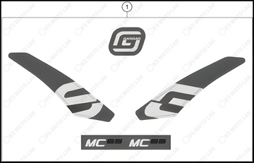 DECAL, 2023 GASGAS MC-65