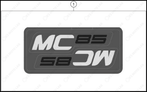 DECAL, 2025 GASGAS MC-85-19-16