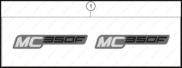 DECAL, 2024 GASGAS MC-350-F