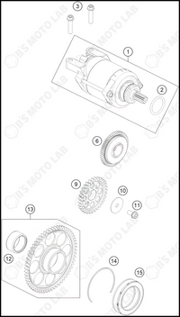 ELECTRIC STARTER, 2024 GASGAS MC-350-F