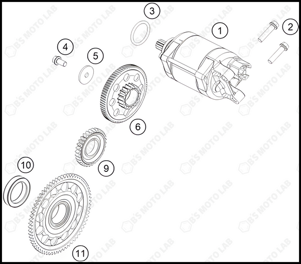 ELECTRIC STARTER, 2024 GASGAS MC-450-F