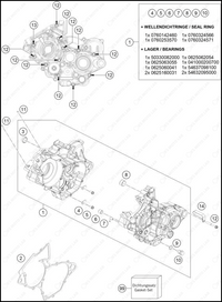 ENGINE CASE, 2023 GASGAS MC-125