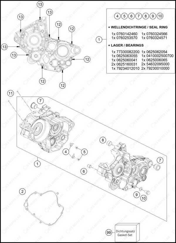 ENGINE CASE, 2025 GASGAS MC-150