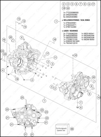 ENGINE CASE, 2023 GASGAS MC-250-FACTORY