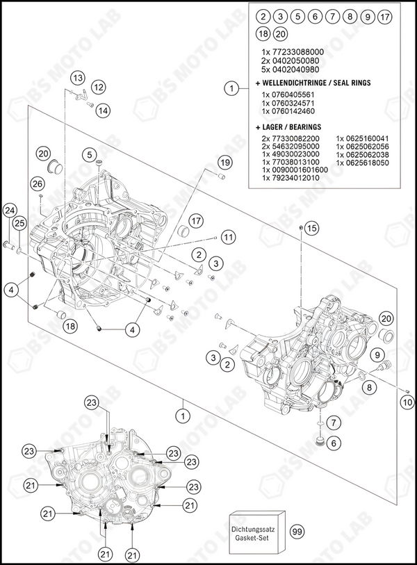 ENGINE CASE, 2024 GASGAS MC-350-F