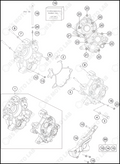 ENGINE CASE, 2023 GASGAS MC-65