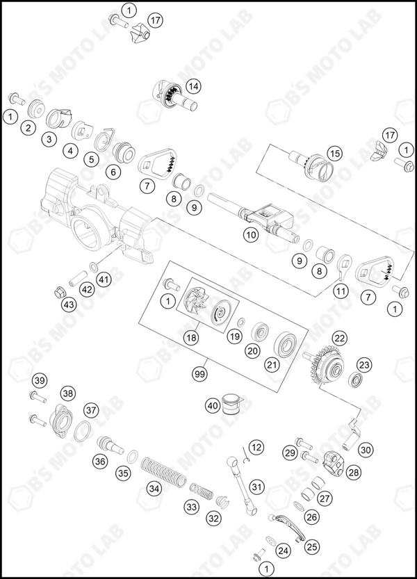 EXHAUST CONTROL, 2024 GASGAS MC-85-17-14