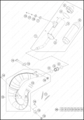 EXHAUST SYSTEM, 2025 GASGAS MC-85-19-16