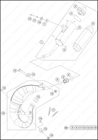 EXHAUST SYSTEM, 2025 GASGAS MC-85-19-16