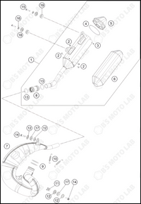 EXHAUST SYSTEM, 2024 GASGAS MC-250