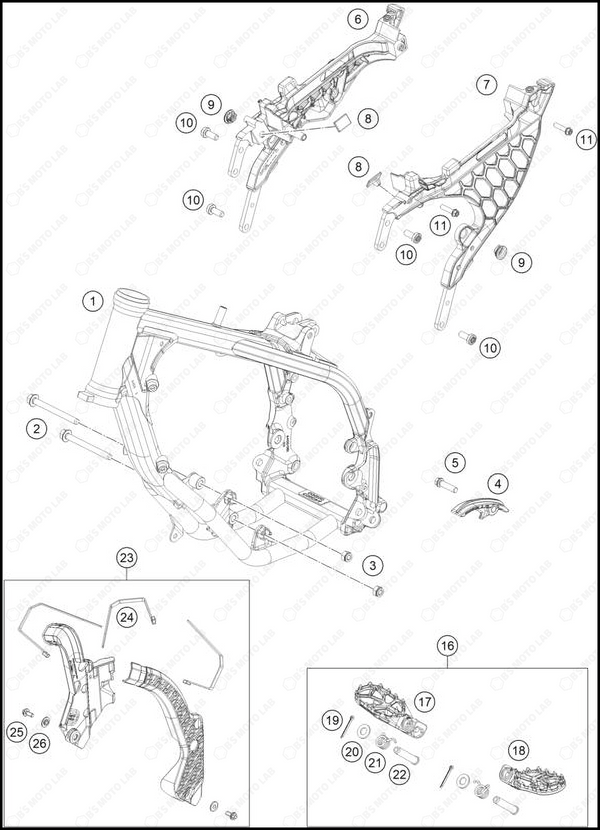 FRAME, 2025 GASGAS MC-50