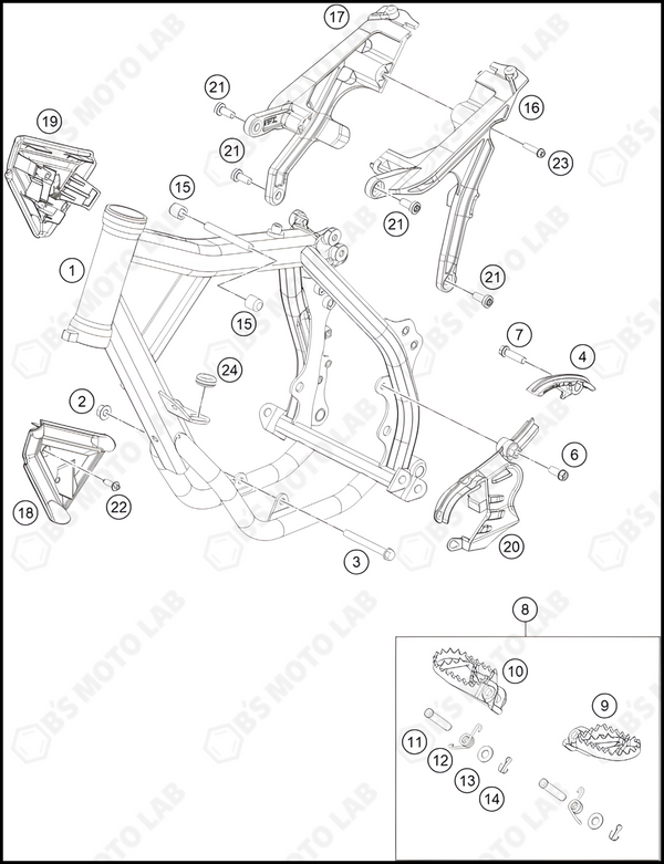 FRAME, 2023 GASGAS MC-E-5