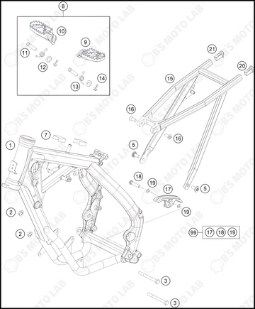 FRAME, 2023 GASGAS MC-65