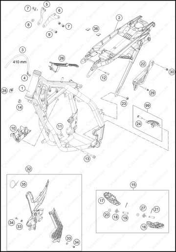 FRAME, 2025 GASGAS MC-85-19-16