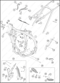 FRAME, 2024 GASGAS EX-300