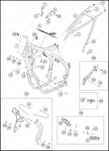 FRAME, 2023 GASGAS MC-250-F