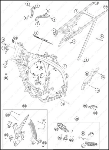 FRAME, 2025 GASGAS MC-125