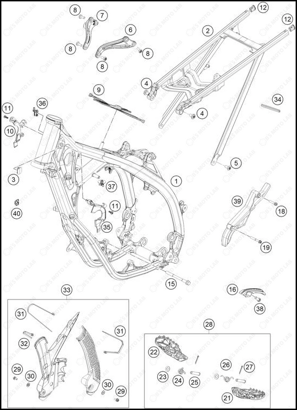 FRAME, 2025 GASGAS MC-150