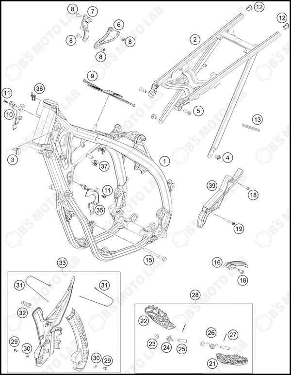 FRAME, 2024 GASGAS MC-350-F