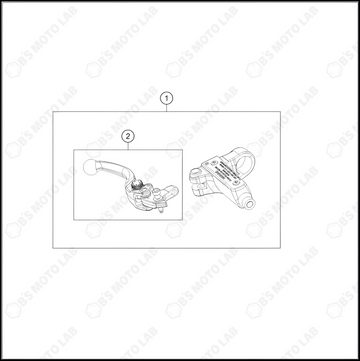 FRONT BRAKE CONTROL, 2024 GASGAS MC-E-2