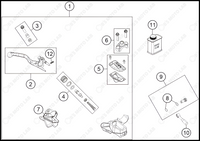 FRONT BRAKE CONTROL, 2024 GASGAS MC-85-17-14