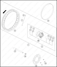 FRONT FORK, TRIPLE CLAMP, 2025 GASGAS MC-50