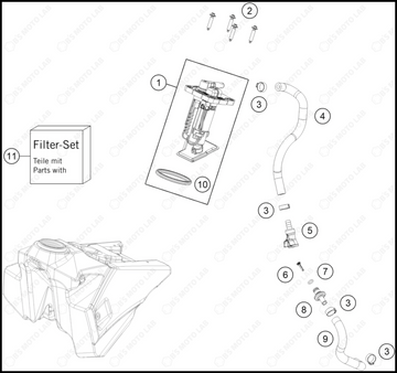 FUEL PUMP, 2023 GASGAS MC-250-FACTORY