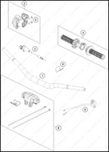 HANDLEBAR, CONTROLS, 2025 GASGAS MC-50