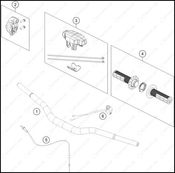 HANDLEBAR, CONTROLS, 2025 GASGAS MC-65