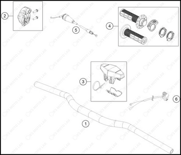 HANDLEBAR, CONTROLS, 2025 GASGAS MC-85-17-14