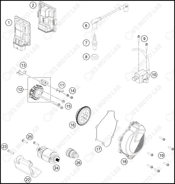 IGNITION SYSTEM, 2024 GASGAS MC-125