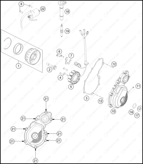 IGNITION SYSTEM, 2023 GASGAS MC-250-FACTORY