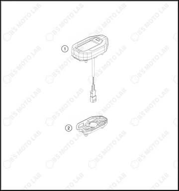 INSTRUMENTS / LOCK SYSTEM, 2024 GASGAS MC-E-3