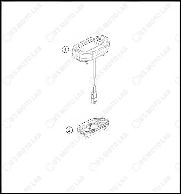 INSTRUMENTS / LOCK SYSTEM, 2024 GASGAS MC-E-5