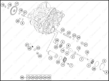 LUBRICATING SYSTEM, 2023 GASGAS MC-250-F